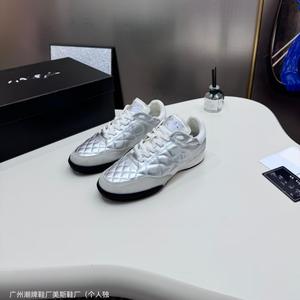 Zapatos de Mujer de Piel Auténtica de Lujo, Suela Plana, Diseño de Rombo, Zapatillas Casuales para Mujer - Product Image 2