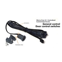 Interrupteur à capteur tactile pour corps humain de type prise 12V-24V pour éclairage LED de placard 800W Utilisation de la décoration intérieure Contrôle de porte simple