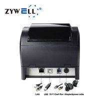 Impresora Térmica POS con Ethernet USB, Impresora sin Tinta de 80 mm, Impresoras de Recibos de Calidad