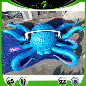 <span class=keywords><strong>Pieuvre</strong></span> gonflable bleue de grande taille de concert avec la cabine gonflable de poulpe d'écouteurs - Product Image 6