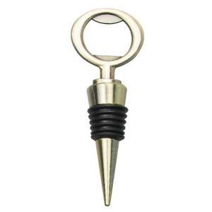 Zinc Alloy Wine <b>Bottle</b> <b>Stopper</b> With <b>Bottle</b> Opener Function Antique Bronze Finish Cork Plug For Wine <b>Bottles</b> - Product Image 2