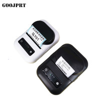 Impresora de pegatinas inteligentes PT260, máquina de impresión de etiquetas de código de barras portátil con dientes azules para el hogar, oficina, comida, joyería, precio de ropa