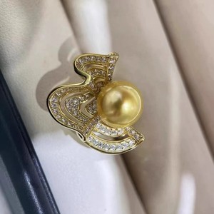 10652 Support de bijoux en argent DIY, anneau en argent S925 avec perles rondes de 3 à 6 mm, accessoires pour anneaux de perles - Product Image 3