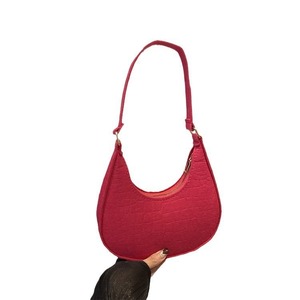 Bolso <span class=keywords><strong>de</strong></span> Hombro Media Luna a la Moda <span class=keywords><strong>de</strong></span> Color Sólido Elegante para Mujer Nuevo Bolso Bandolera con Patrón <span class=keywords><strong>de</strong></span> <span class=keywords><strong>Piedra</strong></span> - Product Image 6