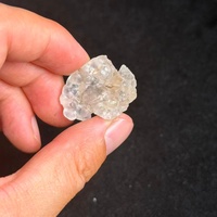 Opale Hyalite Naturelle Rare du Mexique, Spécimen Minéral Brut, Cristal Luminescent à Forte Fluorescence UV Verte
