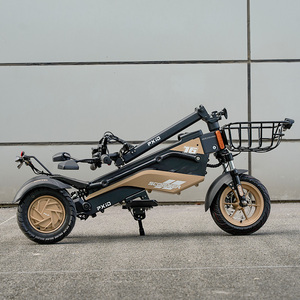Scooter à 3 roues de qualité garantie, rapide, avec double amortisseur, autonomie de 65 km, pour tout-terrain - Product Image 1