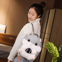 Peluche Hamster à Prix Bas Personnalisable pour Réchauffer les Mains Sac à Dos Jouet en Peluche Hamster Cartoon Jouet en Peluche pour Enfants pour Halloween
