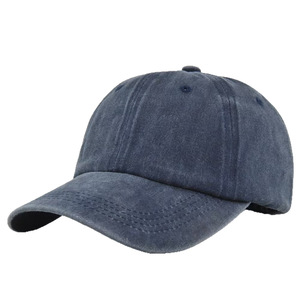 Chapeaux de baseball personnalisés de haute qualité avec logo personnalisé lavé en détresse 100% coton casquettes de baseball brodées réglables à 6 panneaux - Product Image 1