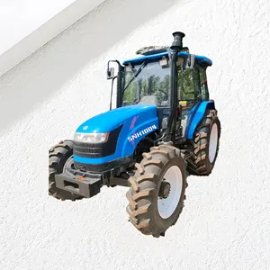 Mesin Pertanian traktor bekas SNH1004 100HP New Holland 4x4wd peralatan pertanian harga