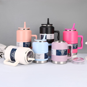 Bouteille d'eau grande capacité 2000 ml en acier inoxydable 304 à double paroi, bouteilles et contenants sportifs sous vide pour produits capillaires - Product Image 3