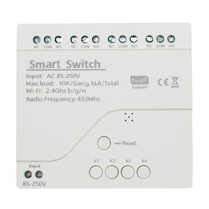 Tuya <strong>Wifi</strong> <strong>Switch</strong> 4CH 220V Wireless Module Smart Life <strong>APP</strong> <strong>Remote</strong> <strong>Control</strong> Smart Home Relay Alexa Google Home PID Customization - Product Image 1