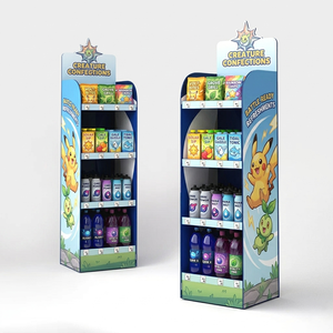 Présentoir rotatif portable en carton de haute qualité pour produits périphériques <span class=keywords><strong>Pokémon</strong></span> et jouets de vente au détail - Résistant à l'eau - Product Image 1