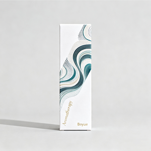 Boîte d'emballage de parfum personnalisée avec lamination douce au toucher, papier argenté et papier nacré pour les produits de soin de la peau et de maquillage - Product Image 2