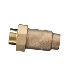 Vanne à <span class=keywords><strong>clapet</strong></span> double résistante à la corrosion, entrée et sortie FNPT 1/2\", bronze à faible teneur en plomb, pour systèmes d'<span class=keywords><strong>eau</strong></span> <span class=keywords><strong>potable</strong></span>, montage horizontal/vertical - Product Image 1