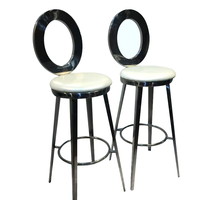 Chaise de bar en acier inoxydable or royal pour mariage de luxe, salle à manger, hôtel, salon, appartement, hôpital