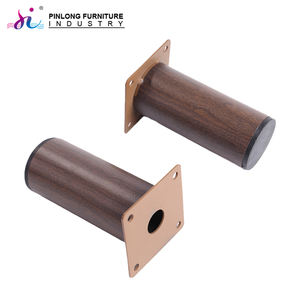 비스듬한 가정 호두 색깔 현대 금속 철 가구 다리 + 거친 철 가구 다리 - Product Image 6