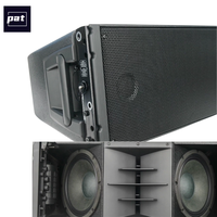 Système de sonorisation portable étanche Pat HDL20-A, enceinte active double 10 pouces, 4 canaux, 8 ohms, stéréo, 1400W
