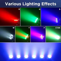 Mini projecteurs LED Par Slim 4x8W RGBW IP33 avec télécommande DMX512 pour DJ, idéaux pour mariages, fêtes, clubs et événements