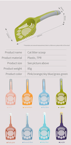 Pelle à litière en plastique pour chat, avec Logo personnalisé, vente en gros - Product Image 4