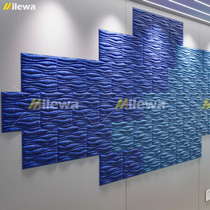 ฝาครอบกันเสียงอะคูสติกขนาดใหญ่ประดับ3D อะคูสติกสี่เหลี่ยมสำหรับสตูดิโอ - Product Image 3