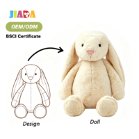 Peluche d'ours anime super douce personnalisable, logo brodé ODM, coton PP, maille lavable, anti-stress, anniversaire, vente en gros