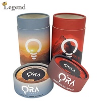 Boîtes cadeaux rondes personnalisées avec logo, insert en mousse EVA pour bouteille en verre, conception personnalisée, emballage LED, tube en papier cylindrique, boîte pour ampoule
