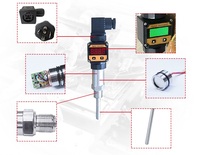 Sensor Suhu Transmitter Temperatur Stainless Steel 4-20mA RS485 Resistor Termokopel LED Pt100 OEM/ODM Harga Lebih Rendah