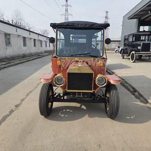 รถยนต์ไฟฟ้าวินเทจคลาสสิกสเปคสูง สีสั่งทำพิเศษ สำหรับการท่องเที่ยวแบบย้อนยุค เหมาะสำหรับการขนส่งในสถานที่ท่องเที่ยว รีสอร์ท และมหาวิทยาลัย - Product Image 4