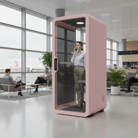 Modules d'installation rapide personnalisables UNIBOOTH pour l'extérieur, hôtel, salon, salle à manger, mobiles, durables, profilés en aluminium de précision