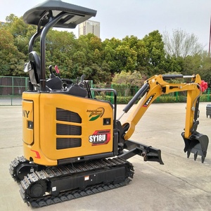 Ücretsiz kargo Çin Sany SY18u 1.8 ton Mini İkinci El Hidrolik Paletli Ekskavatörler Açık Kabinli Euro IV Yanmar Motorlu Ev İçin - Product Image 2