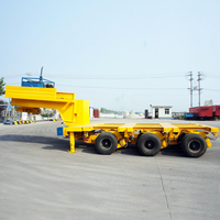 Heavy Duty 96 Tonnes Lowbed Semi Remorque Modulaire Semi Remorque