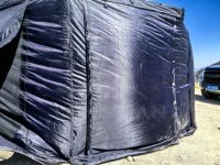 Toldo de 180 Grados para Vehículo, Impermeable, Resistente al Viento, con Malla de Ventilación, Ligero y Plegable