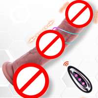 Juguetes para Adultos, Vibrador con Calefacción, Control Remoto, Múltiples Modos, Recargable por USB, Silicona Impermeable, Vibromasajeador
