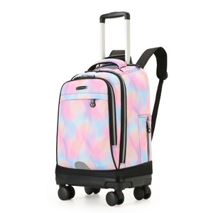 Junior High School Swivel <b>Roller</b> Backpack 20 Inches 55L <b>Large</b> Capacity Unisex Carry On Suitcase For School Education - Product Image 5