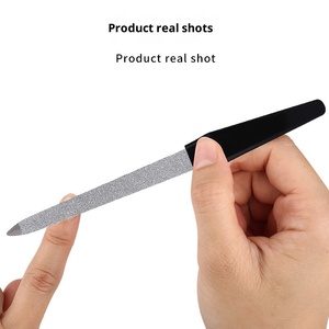 Juego <span class=keywords><strong>de</strong></span> Limas <span class=keywords><strong>de</strong></span> <span class=keywords><strong>Uñas</strong></span> <span class=keywords><strong>de</strong></span> Doble Cara <span class=keywords><strong>de</strong></span> Acero Inoxidable y Zafiro, Herramienta <span class=keywords><strong>de</strong></span> Manicura Metálica para Eliminar Piel Muerta, Pulir y Usar en Salones <span class=keywords><strong>de</strong></span> Belleza - Product Image 3