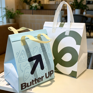 Bolsa Térmica Desechable Personalizada con Logotipo, de Tela No Tejida, para Café, Bebidas Frías, Té de Burbujas, Matcha, Leche, Helado - Product Image 2