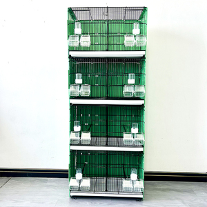 Nouvelle <span class=keywords><strong>cage</strong></span> d'élevage en métal de Pengcheng pour oiseaux de jade pinsons gris pinsons dorés bouton solide spécialement conçu pour les animaux de compagnie - Product Image 1