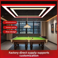 Luminaire de table de billard LED moderne CE ROSH EMC LVD, luminaire commercial pour salle de billard, luminaire de table de snooker, lampe suspendue LED