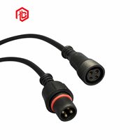 Connecteur électrique M19 4 broches de qualité supérieure, très vendu, 12V, étanche IP68, avec câbles