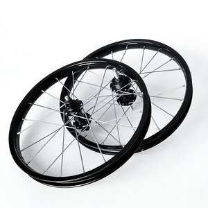 Velg Clincher Rem V Baja Paduan Tahan Lama Berkekuatan Tinggi untuk Sepeda Anak Depan/Belakang 12/14/16/18/20/22/24/26 Inci 20 Jari-jari Pabrik - Product Image 6