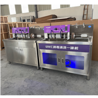 Commercial Electric Stainless Steel Semi-Automatic Shoe Washer with Multiple Brushes for High-Volume Use
