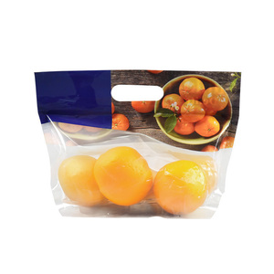 Fruits and Vegetables <b>Packaging</b> <b>Bags</b> Plastic Clear Eco Poly <b>Bags</b> With Vent Holes Custom Zipper <b>Bags</b> With Logo - Product Image 5