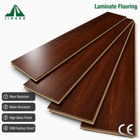 Parquet stratifié en chêne imperméable 8 mm, système de verrouillage Drop Lock, pour showroom et maison, AC3 AC4, certifié FSC, commande en gros, qualité certifiée