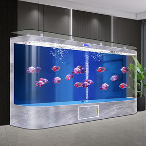 מיכל דגים גדול במיוחד עבור משרדים חדרי מגורים עם סינון משולב חמצון תחזוקה נמוכה ללא שינויים במים תכופים - Product Image 5