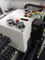 Máquina de Fusión en Caliente Automática Zuoma ZM1790 de 2.2KW de Alta Velocidad para la Fabricación de Ropa y Sujetadores, Dispensador de Puntos Adhesivos/Pegamento