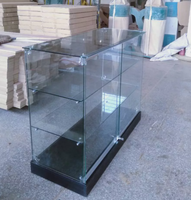Comptoir de réception KEWAY sur mesure de haute qualité, sans cadre, avec vitrine en verre intégrale pour produits