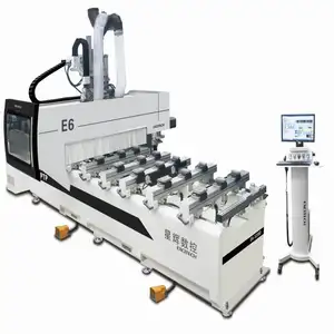 PTP woodworking machine with tool changer cnc router for wood board cutting
