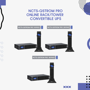 -QSTROM <span class=keywords><strong>PRO</strong></span> 1K992C Onduleur haute fréquence 220/230/240Vac 1000VA/900W avec interrupteur de dérivation de maintenance (en option) - Product Image 3