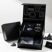 Coffret cadeau pour petit ami, logo personnalisé, haut-parleur Bluetooth, rasoir électrique, brosse à dents, trousse de toilette, coffret cadeau de luxe, Saint-Valentin, numérique