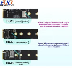 Док-станция для видеокарт PCI-E 5.0 X4 Oculink, внешняя док-станция для ноутбуков eGPU, адаптер M.2 NVME на SFF-8612 PCIe 16X со скоростью 128 ГБ/с - Product Image 6
